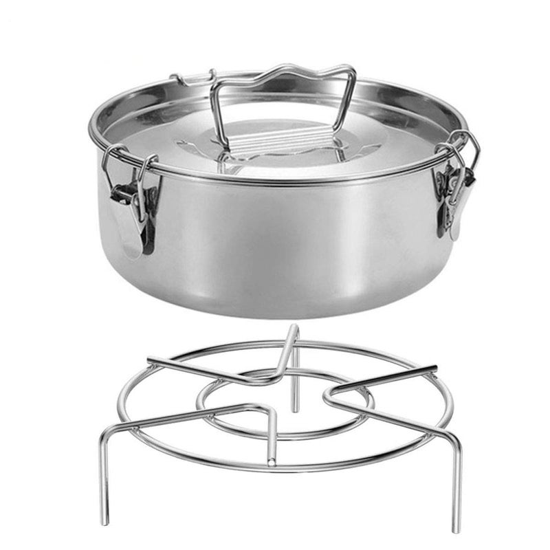 LCPUD Flan Mold, Stainless Steel Flan Pan Mold with Lid(62 oz) Compatible with Instant Pot 6 qt [3qt, 8qt avail] Flanera Flan Maker Quesillera Molde Para Flan, Flaneras Moldes Con Tapa - Image 1